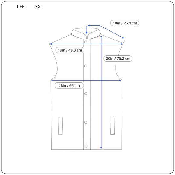 Lee Mens XXL Olive Green Sherpa-Lined Sleeveless Vest With Pockets & Zip Closure - Picture 2 of 8